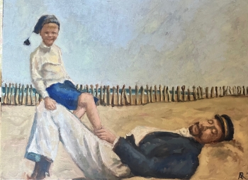 Dagje strand in Domburg (1900)